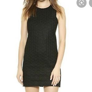 Theory Gwideen Bond Eyelet Shift Dress Black Size 00